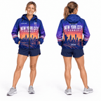 New York Running Windbreaker Jacket Custom Name Twilight NYC Running Jacket for Men and Women