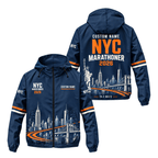 New York Running Windbreaker Jacket Customized NYC Marathoner 2026 Running Jacket for Men and Women