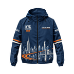 New York Running Windbreaker Jacket Customized NYC Marathoner 2026 Running Jacket for Men and Women