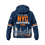 New York Running Windbreaker Jacket Customized NYC Marathoner 2026 Running Jacket for Men and Women