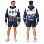 New York Running Windbreaker Jacket Personalized NYC Runner Running Jacket for Men and Women