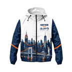 New York Running Windbreaker Jacket Your Name Runs NYC Running Jacket for Men and Women