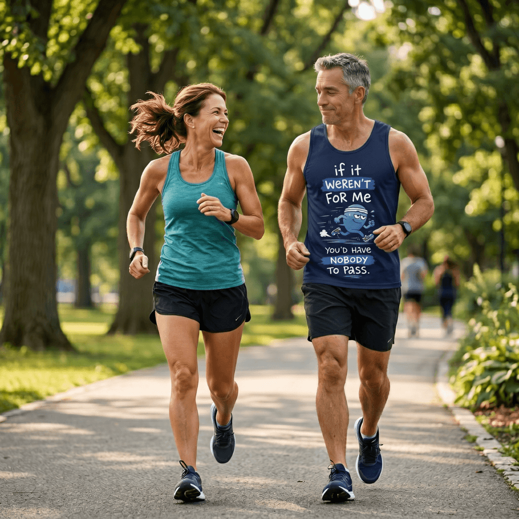Nobody To Pass Tech Running Tank Top