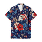 Patriotic Hawaiian Shirt - U.S. Eagle Flag Aloha Shirt