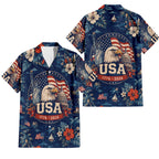 Patriotic Hawaiian Shirt - USA 1776 2026 Flag Aloha Shirt