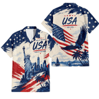 Patriotic Hawaiian Shirt - USA 1776 Aloha Shirt