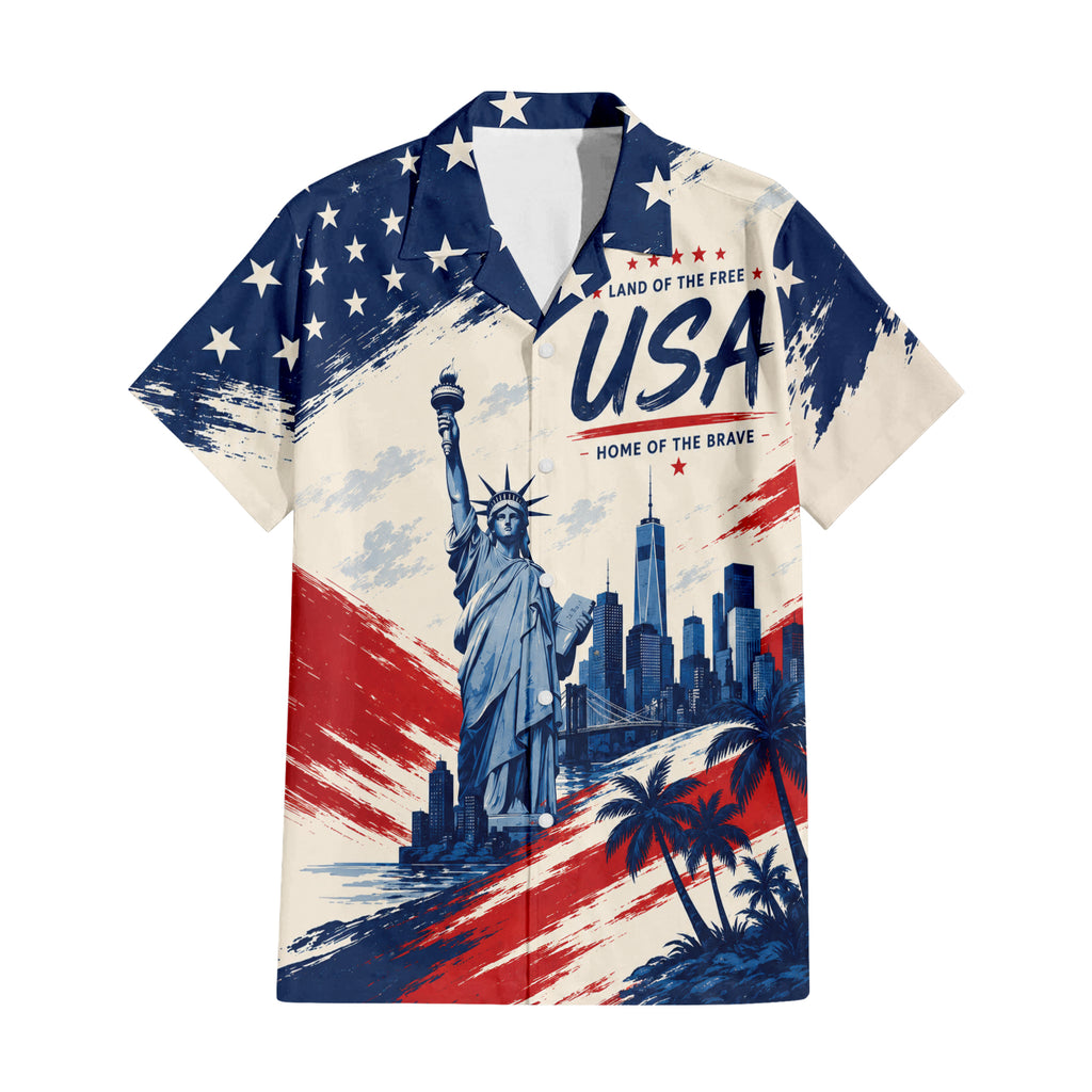 Patriotic Hawaiian Shirt - USA 1776 Aloha Shirt
