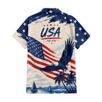 Patriotic Hawaiian Shirt - USA 1776 Aloha Shirt