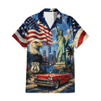 Patriotic Hawaiian Shirt - USA Aloha Shirt