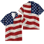 Patriotic Hawaiian Shirt - USA Proud Flag Aloha Shirt