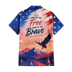 Patriotic Hawaiian Shirt - USA Sunset Aloha Shirt