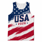 Patriotic Tech Running Tank Top USA 2026 Running Singlet for Men and Women
