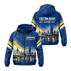 Personalized 26.2 Boston 2027 Running Windbreaker Jacket