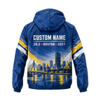 Personalized 26.2 Boston 2027 Running Windbreaker Jacket