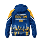 Personalized Boston 2027 Marathoner Running Windbreaker Jacket