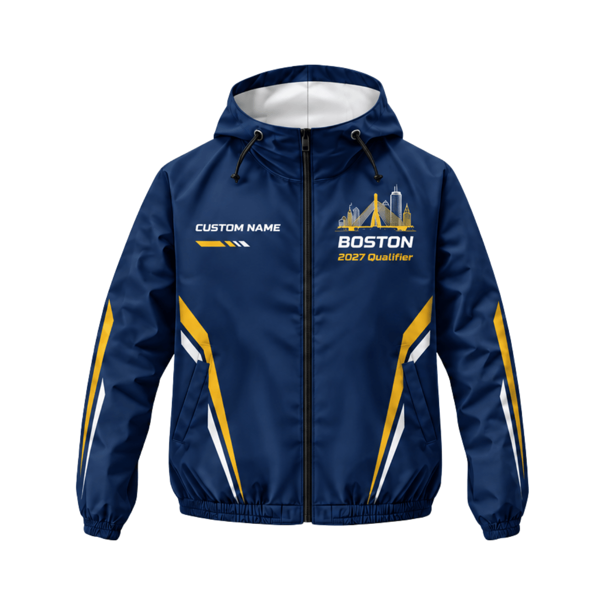 Personalized Boston 2027 Qualifier Running Windbreaker Jacket