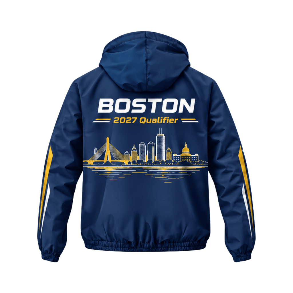 Personalized Boston 2027 Qualifier Running Windbreaker Jacket