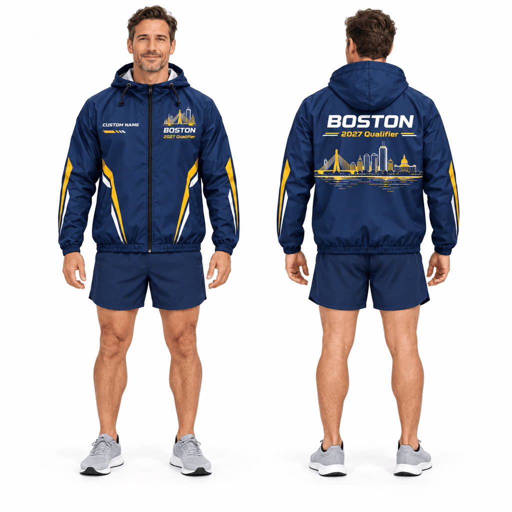Personalized Boston 2027 Qualifier Running Windbreaker Jacket