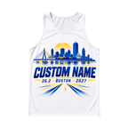 Personalized Boston 26.2 Running Singlet Unisex Marathon Tank Top