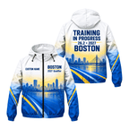 Personalized Boston Qualifier Training 2027 Running Windbreaker Jacket