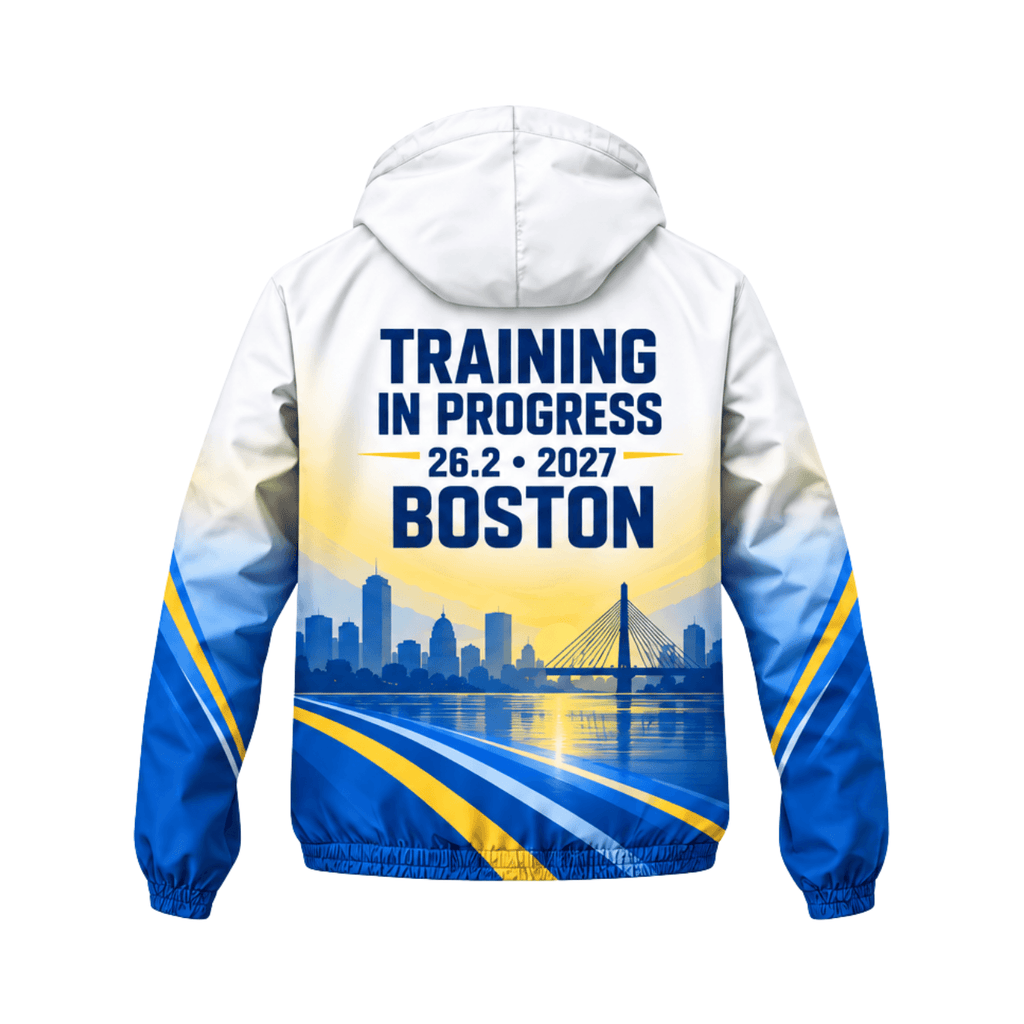 Personalized Boston Qualifier Training 2027 Running Windbreaker Jacket