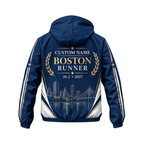 Personalized Boston Runner 26.2 2027 Running Windbreaker Jacket