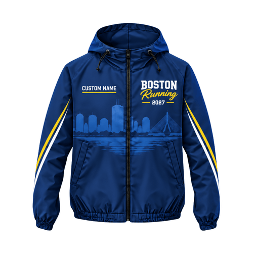 Personalized Boston Running 2027 Running Windbreaker Jacket