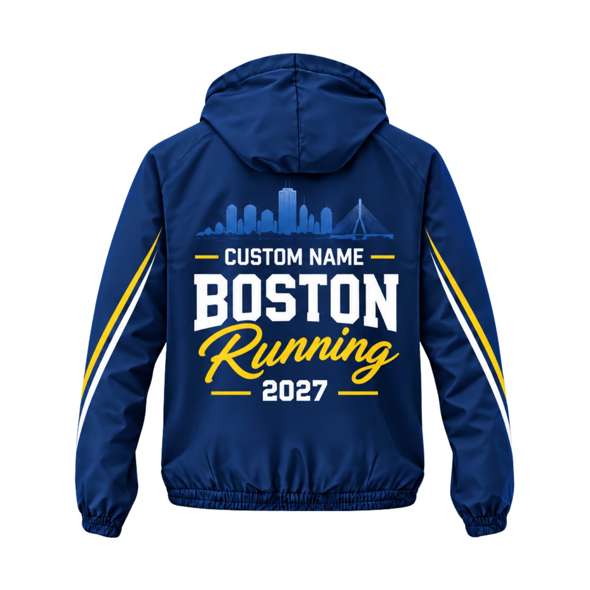 Personalized Boston Running 2027 Running Windbreaker Jacket