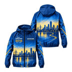 Personalized Hometown to Boston 26.2 Running Windbreaker Jacket