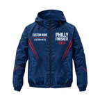 Personalized Philly Finisher 2026 Running Windbreaker Jacket