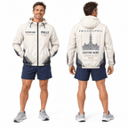 Personalized Philly Running 2026 Running Windbreaker Jacket