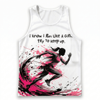 Run Like A Girl Tech Running Tank Top