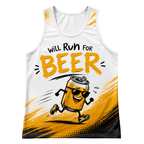 Run for Beer Tech Running Tank Top