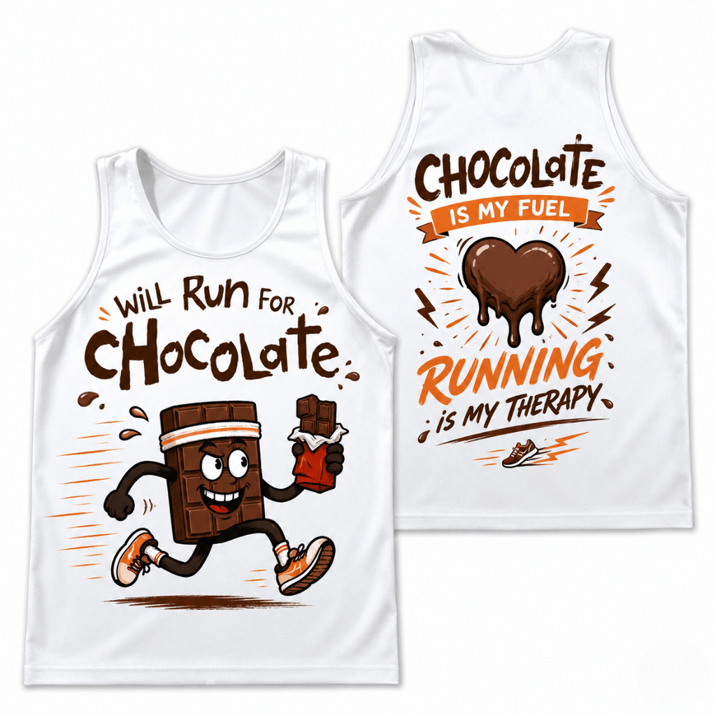 Run for Chocolate Tech Running Tank Top