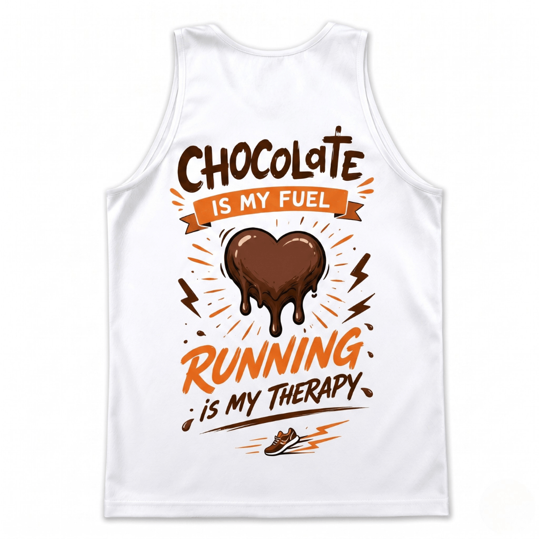 Run for Chocolate Tech Running Tank Top