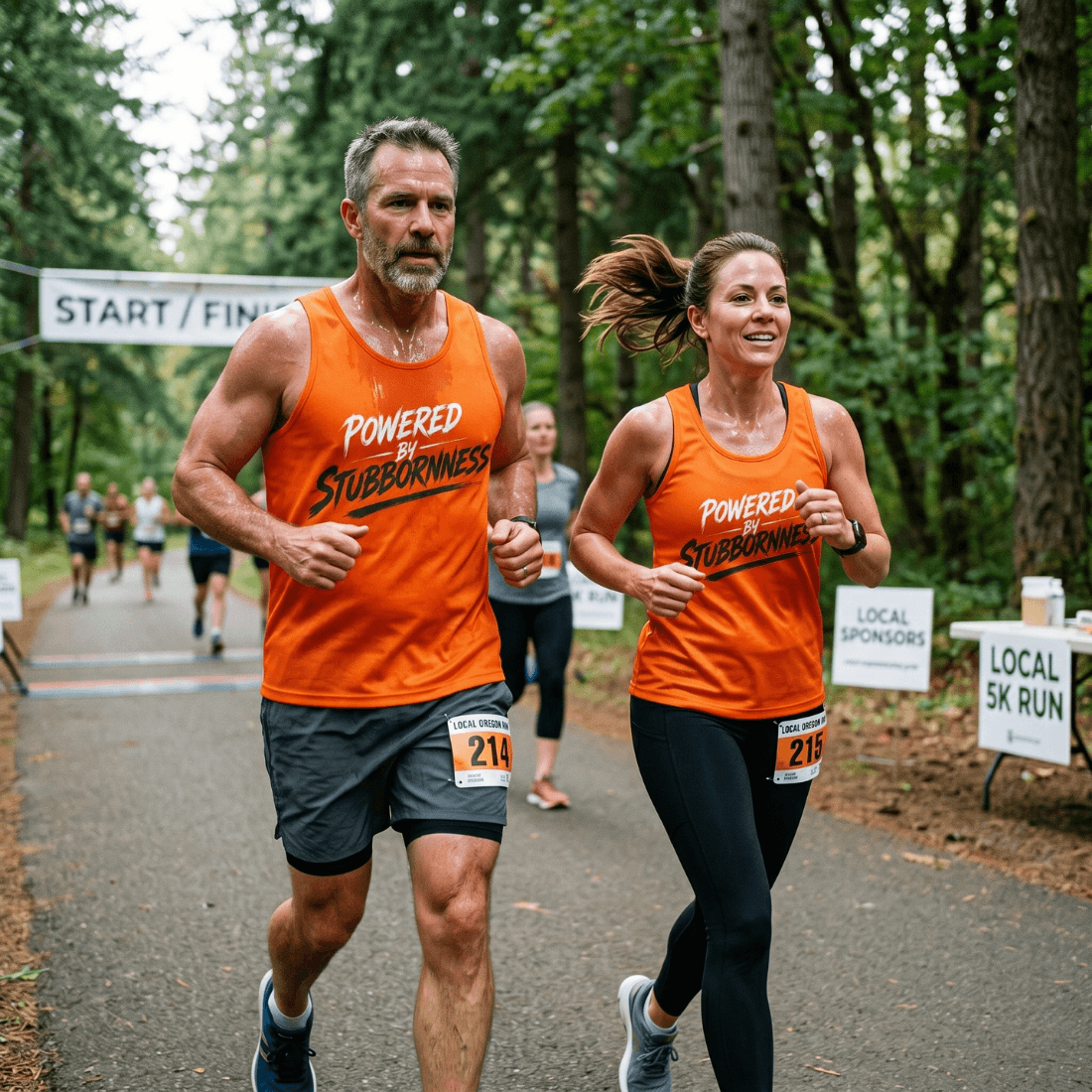 Stubbornness Tech Running Tank Top
