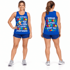 Support Autism Everywhere Running Singlet Unisex Tank Top