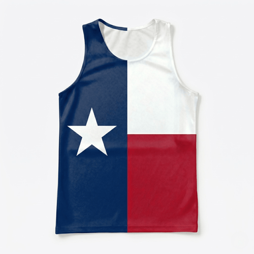Texas Running Tank Top - State Pride Tech Running Singlet