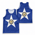 Texas Running Tank Top Houston City Flag Running Singlet for Men and Women