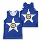 Texas Running Tank Top Houston City Flag Running Singlet for Men and Women