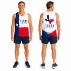 Texas Running Tank Top Lone Star State Running Singlet for Men and Women