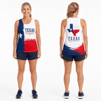 Texas Running Tank Top Lone Star State Running Singlet for Men and Women