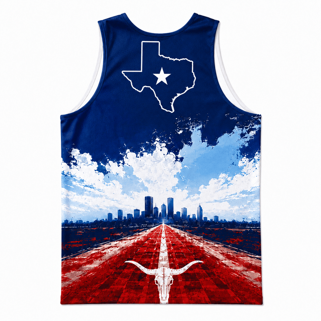 Texas Running Tank Top Run Proud Run Strong Running Singlet for Men and Women