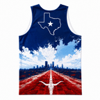 Texas Running Tank Top Run Proud Run Strong Running Singlet for Men and Women