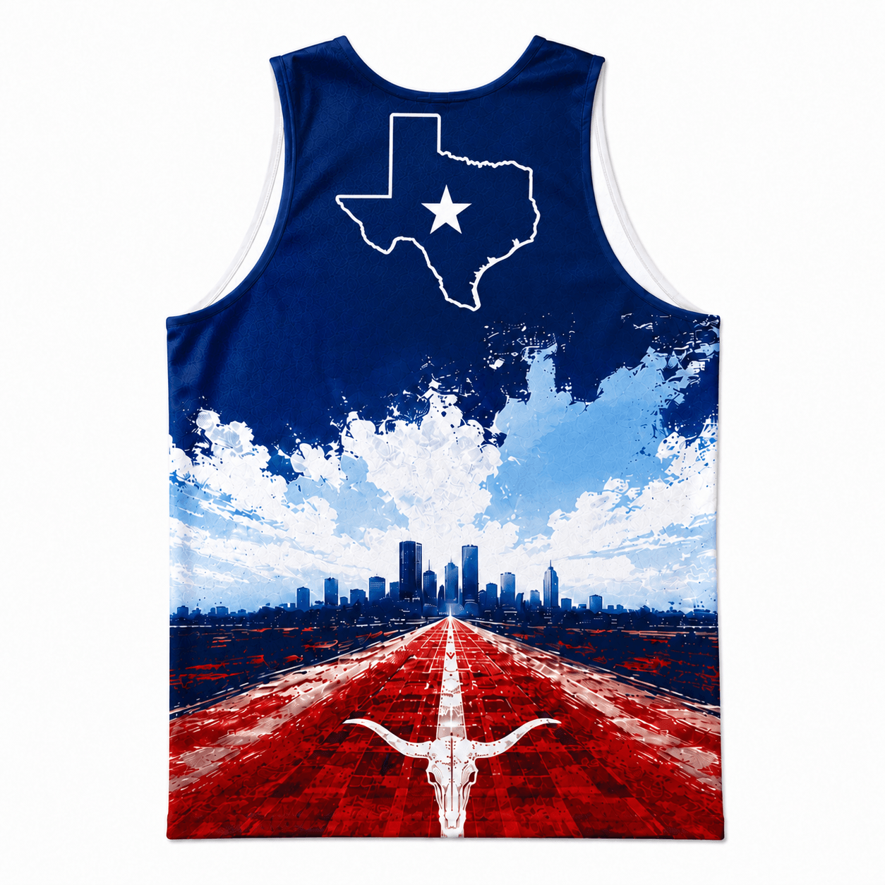 Texas Running Tank Top Run Proud Run Strong Running Singlet for Men and Women