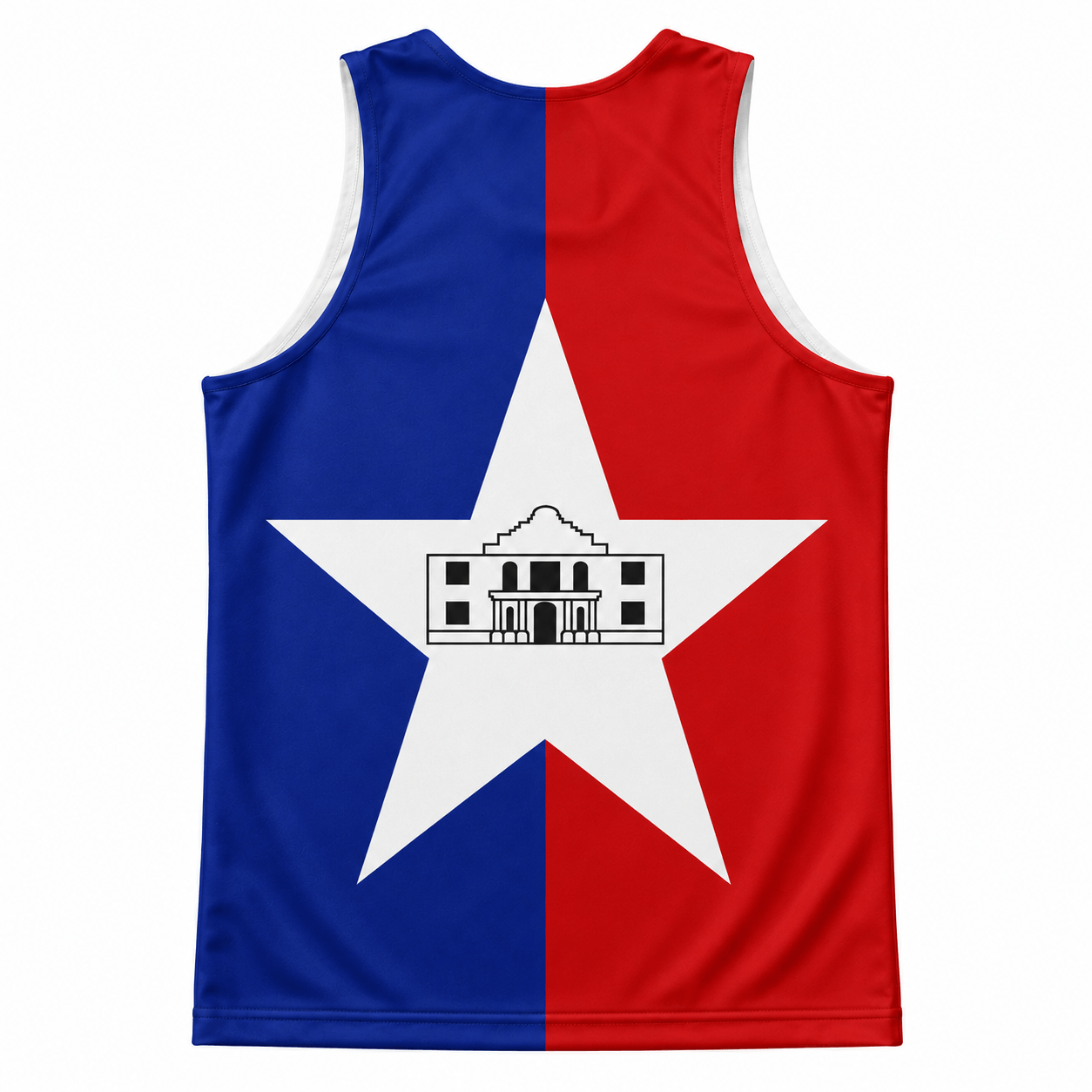 Texas Running Tank Top San Antonio City Flag Running Singlet for Men and Women