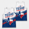 Texas Running Tank Top Texas Running Club Running Singlet for Men and Women