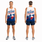 Texas Running Tank Top Texas Running Club Running Singlet for Men and Women