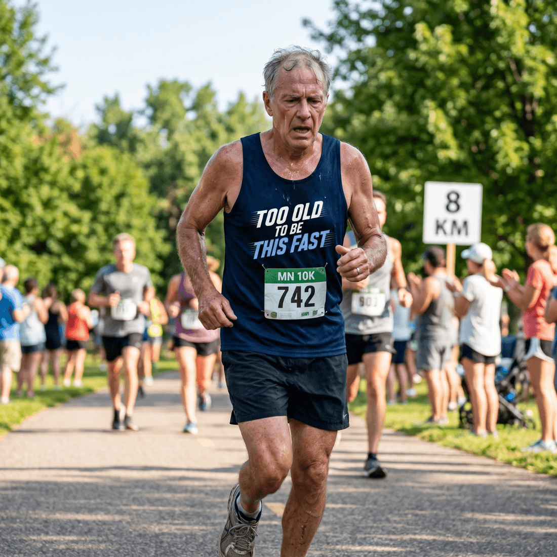 Too Old Tech Running Tank Top