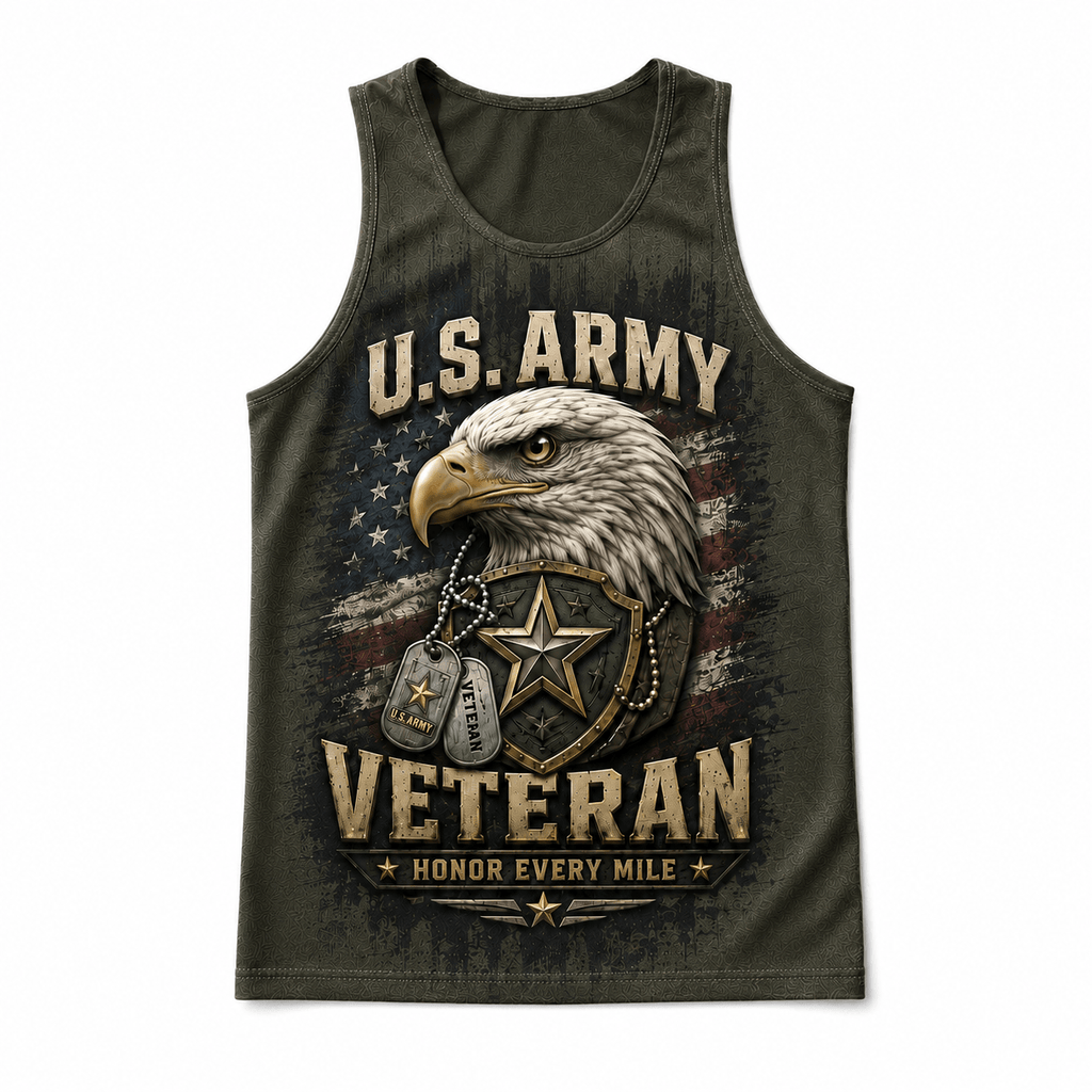 Veteran Running Tank Top - U.S. Army Veteran Tech Running Singlet